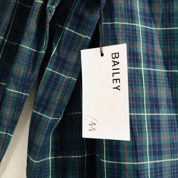 Bailey 44 Anglin Off Mini Dress Plaid Green XS NWT - Picture 11 of 14